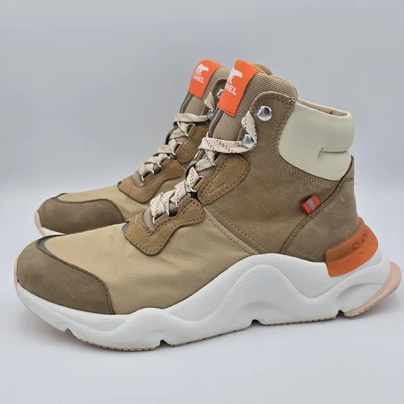 Sorel Kinetic Renegade Conquest Waterproof Boots, Tawny Buff/Canoe, Women's 10 - Picture 4 of 16